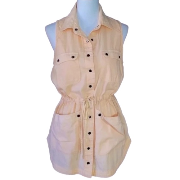 Free people too far utility tunic dress. - Picture 4 of 9